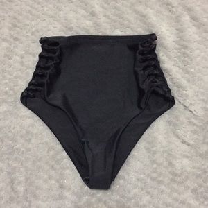 Black bikini bottoms